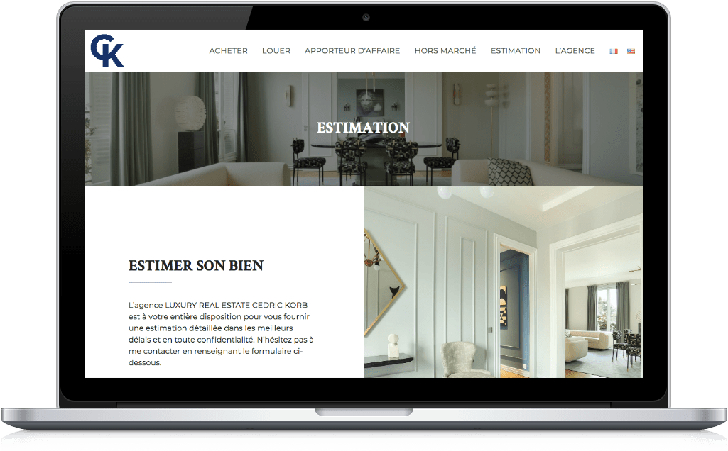 Cédric Korb Aperçu du site Korb sur Mac