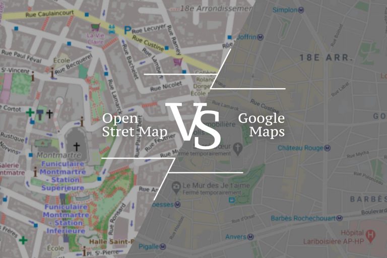 open steet map vs maps