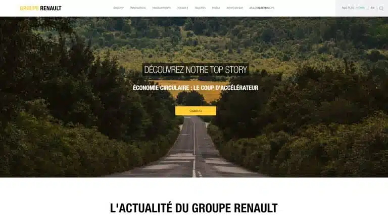 site Renault