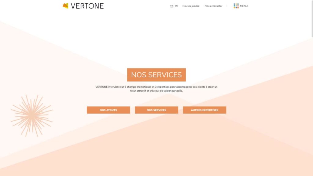 vertone page nos services