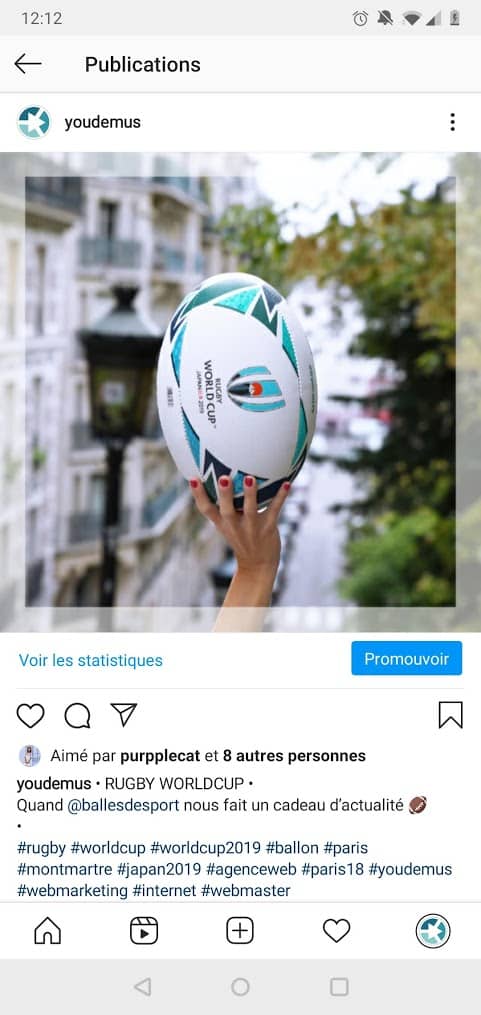 Exemple de post Instagram