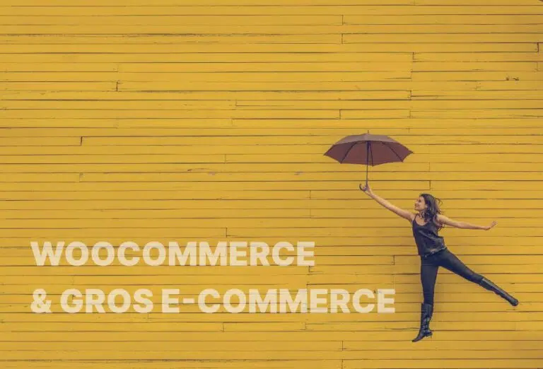 Création de sites e-commerce avec Woocommerce