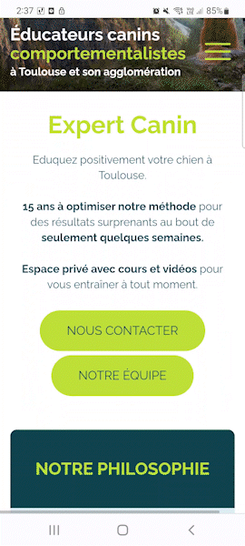 Animation d'illustration d'une micro-interaction de Call to Action