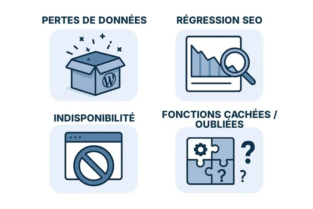 Les 4 risques d'une migration de site WordPress mal maîtrisée