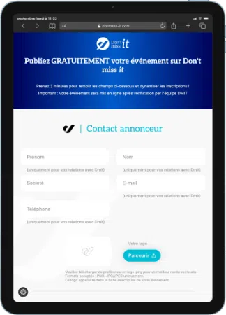 Formulaire de publication